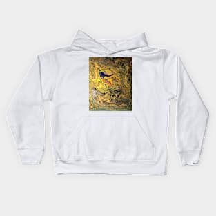 Abstract in Yellow Kids Hoodie